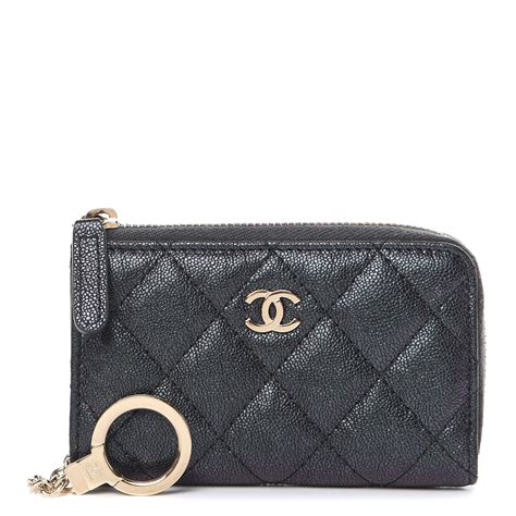 chanel key pouch replica|chanel zipped key holder.